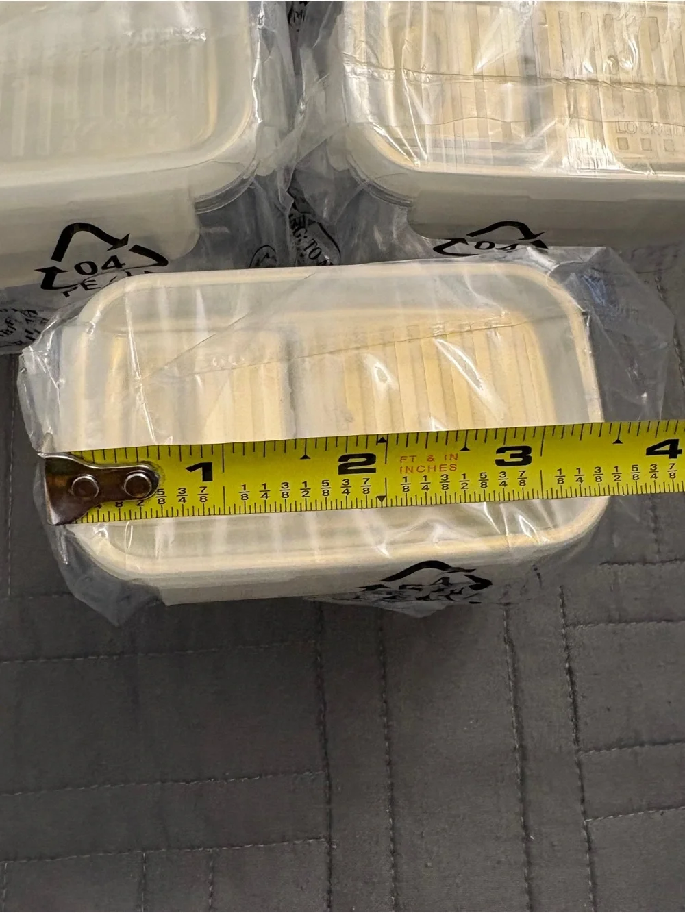 Lock N Lock Set Of 7 Spice Containers White Opal Lids 3 Large 4 Small New